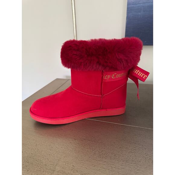 Juicy Couture Women's Slip On Winter Snow Boots Fur Lining Booties 8 - Picture 5 of 10